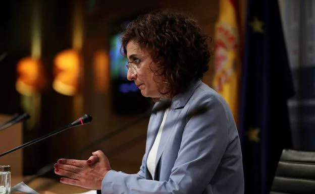 La Ministra de Hacienda, María Jesús Montero./efe