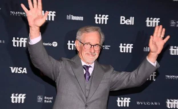 Steven Spielberg at the premiere of 'The Fabelmans' at the Toronto Film Festival last September/