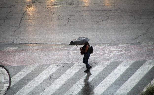 Lluvia en Valencia.